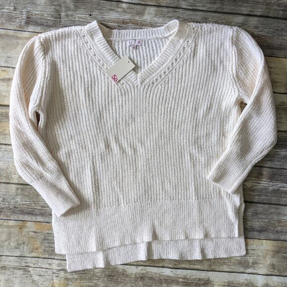 SO Cream Chenille Chunky Sweater sz XL New - Picture 1 of 5
